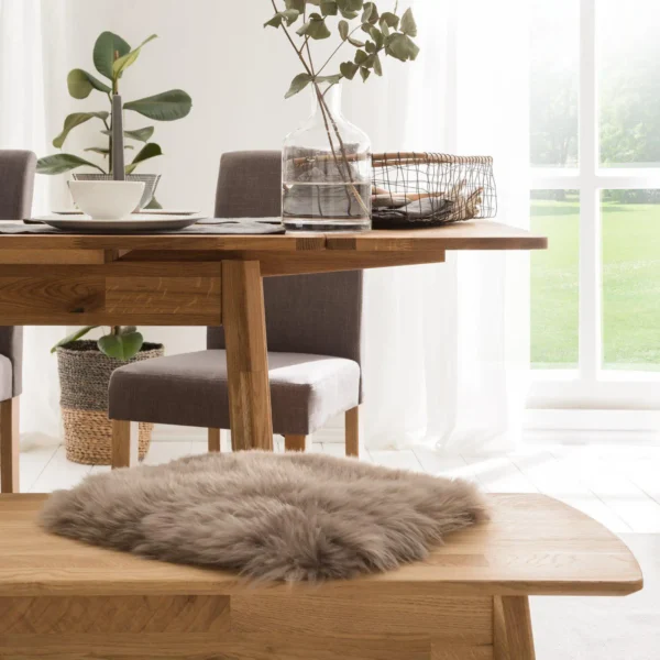 Maciza22_Roble5 Mesa Comedor Extencible Ref: Maciza22 En Madera 100% Maciza de Roble