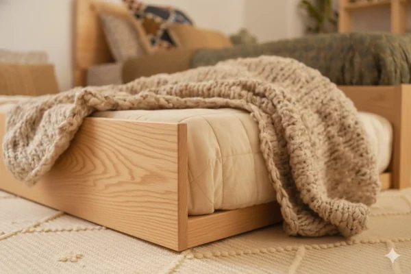 Nido Auxiliar En Madera Natural Roble 100% Maciza