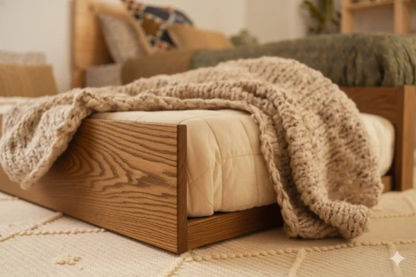 Nido Auxiliar En Madera Natural Roble 100% Maciza