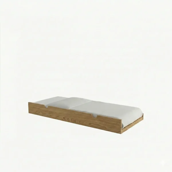 Nido Auxiliar En Madera Natural Roble 100% Maciza