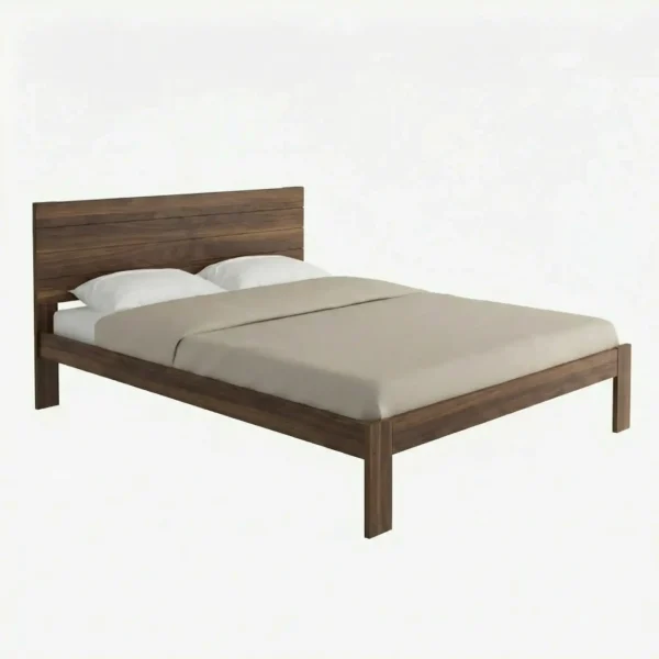 Cama Doble Matrimonial Madera 100% Maciza De Roble Ref Testa