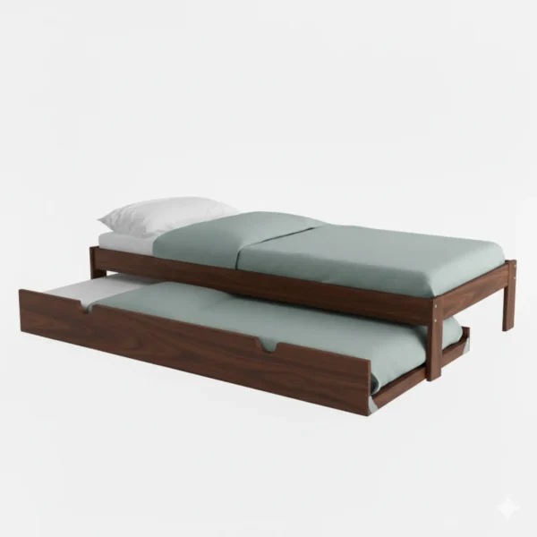 Nido Auxiliar En Madera Natural Roble 100% Maciza