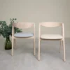 Silla Para Comedor Madera 100% Maciza Roble Ref: Maciza502