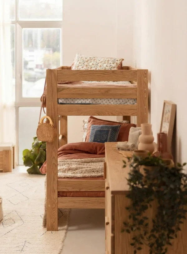 Camarote madera 100% Maciza Roble para niños y Adultos