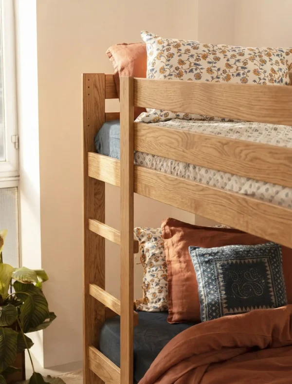 Camarote madera 100% Maciza Roble para niños y Adultos