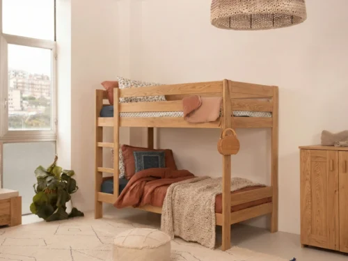 Camarote madera 100% Maciza Roble para niños y Adultos