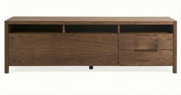 Mueble De Tv En Madera 100% Maciza De Roble Ref: Maciza10