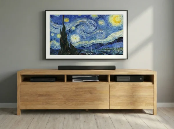 Mueble De Tv En Madera 100% Maciza De Roble Ref: Maciza10