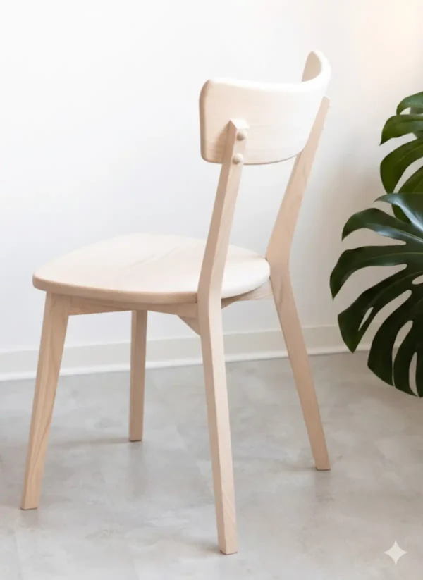 Silla Para Comedor Madera 100% Maciza Roble Ref: Maciza501