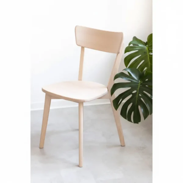 Silla Para Comedor Madera 100% Maciza Roble Ref: Maciza501