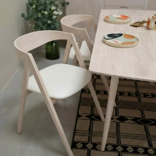 Silla Para Comedor Madera 100% Maciza Roble Ref: Maciza502