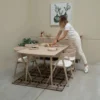 Silla Para Comedor Madera 100% Maciza Roble Ref: Maciza502