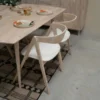 Silla Para Comedor Madera 100% Maciza Roble Ref: Maciza502