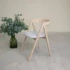 Silla Para Comedor Madera 100% Maciza Roble Ref: Maciza502