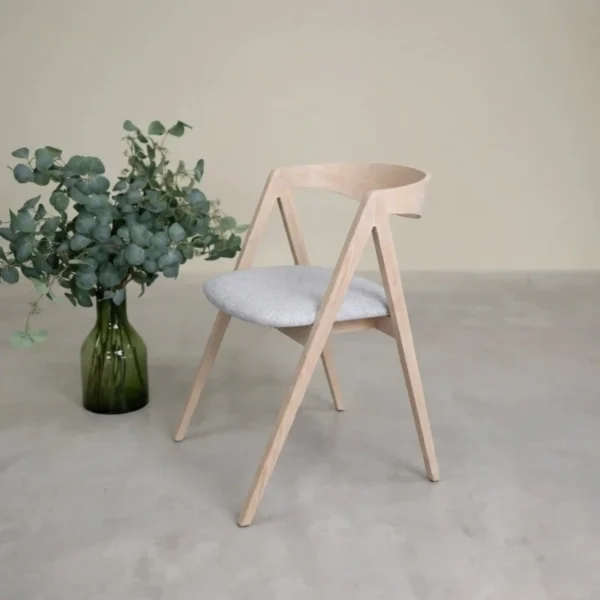 Silla Para Comedor Madera 100% Maciza Roble Ref: Maciza502