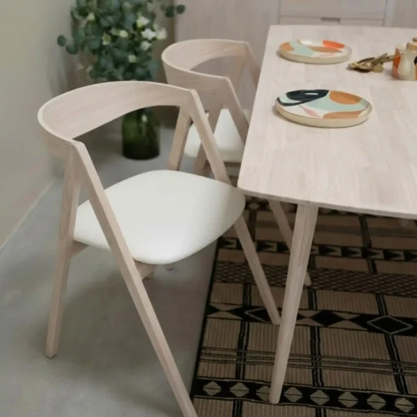 Silla Para Comedor Madera 100% Maciza Roble Ref: Maciza502