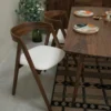 Silla Para Comedor Madera 100% Maciza Roble Ref: Maciza502