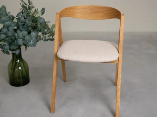 Silla Para Comedor Madera 100% Maciza Roble Ref: Maciza502