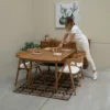 Silla Para Comedor Madera 100% Maciza Roble Ref: Maciza502