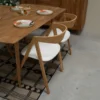 Silla Para Comedor Madera 100% Maciza Roble Ref: Maciza502