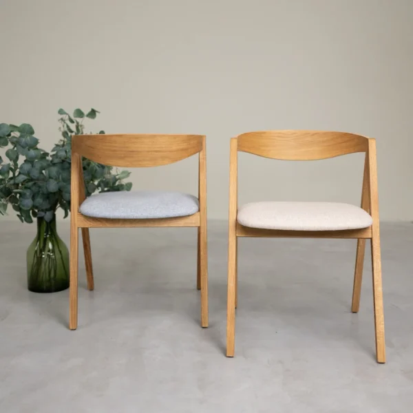Silla Para Comedor Madera 100% Maciza Roble Ref: Maciza502