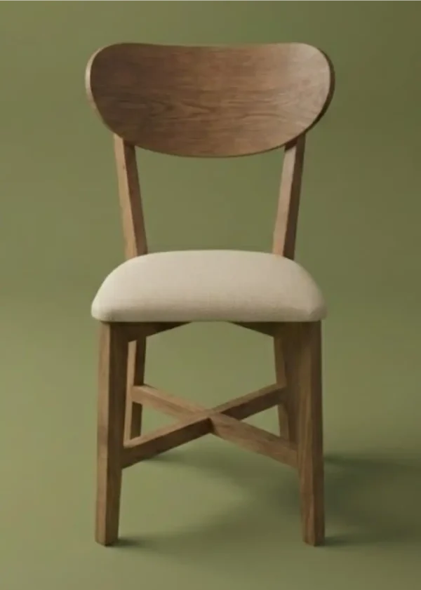 Silla Para Comedor Madera 100% Maciza Roble Ref: Maciza503