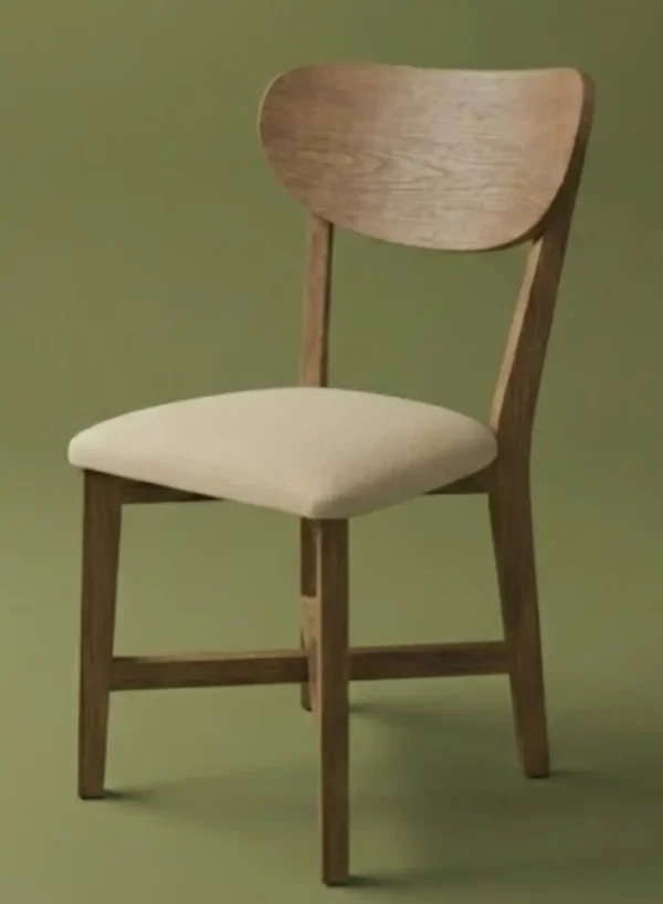 Silla Para Comedor Madera 100% Maciza Roble Ref: Maciza503