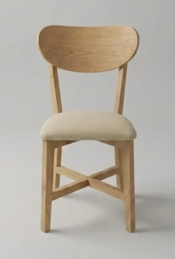 Silla Para Comedor Madera 100% Maciza Roble Ref: Maciza503