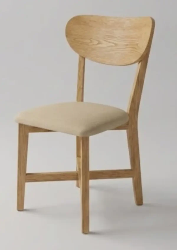 Silla Para Comedor Madera 100% Maciza Roble Ref: Maciza503