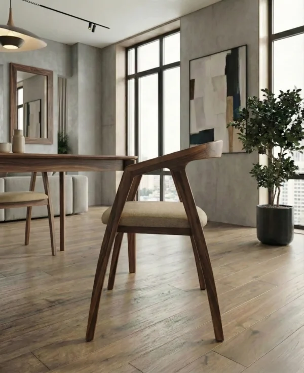 Silla Para Comedor Madera 100% Maciza Roble Ref: Maciza504