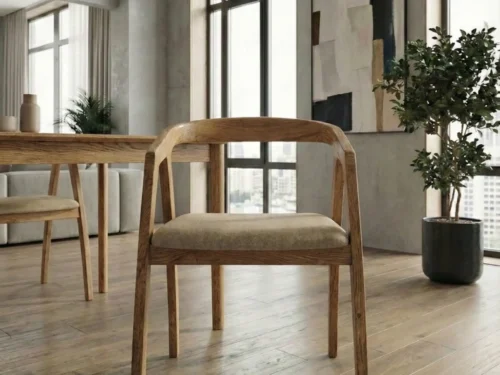 Silla Para Comedor Madera 100% Maciza Roble Ref: Maciza504