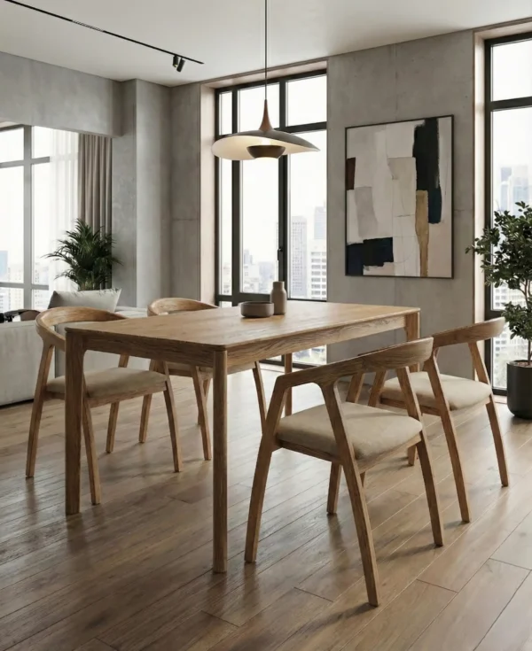 Silla Para Comedor Madera 100% Maciza Roble Ref: Maciza504