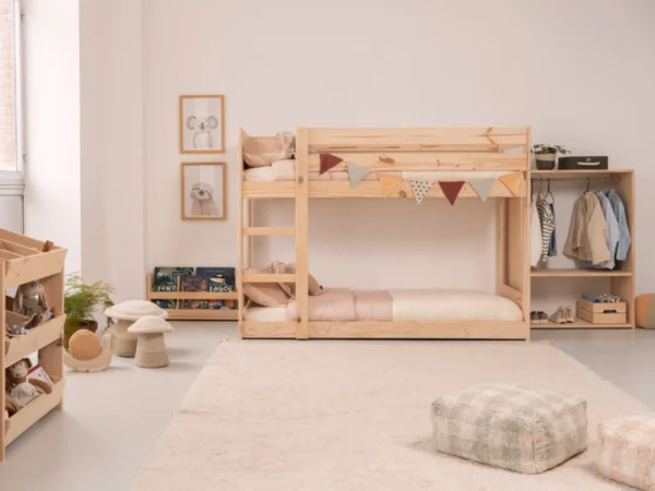 Litera o Camarote en Madera Maciza de Flormorado Montessori