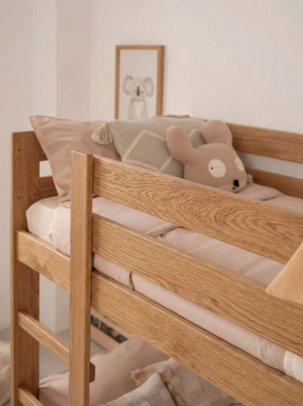 Litera o Camarote en Madera Maciza de Flormorado Montessori