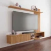 Mueble De Tv Ref Panel2 Elaborado En Madera 100% Maciza De Roble