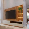 Mueble De Tv Ref Panel3 Elaborado En Madera 100% Maciza De Roble