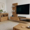 Mueble De Tv Ref Panel4 Elaborado En Madera 100% Maciza De Roble