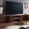 Mueble De Tv En Madera 100% Maciza De Roble Ref: Latte