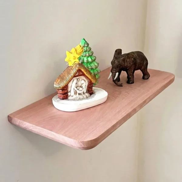 Kansas_Cedro3 Repisa Ref: Kansas En Madera 100% Maciza De Nogal Tono Natural Mate