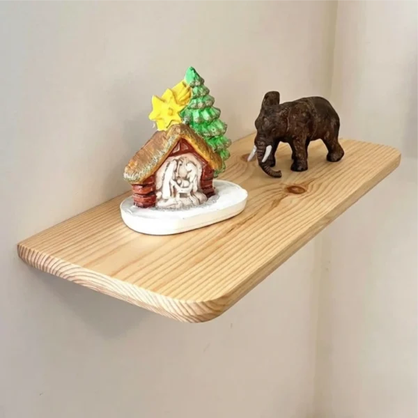 Kansas_Pino1 Repisa Ref: Kansas En Madera 100% Maciza De Nogal Tono Natural Mate