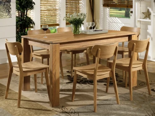 Comedor Maciza21 Mesa Madera Maciza Roble Cedro Coffee