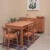 Mesa De Comedor Extensible Ref: Maciza24 En Madera 100% Maciza De Roble