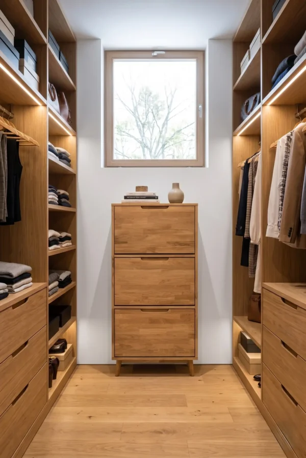 Zapatero En Madera 100% Maciza Natural: Cedro, Roble O Nogal