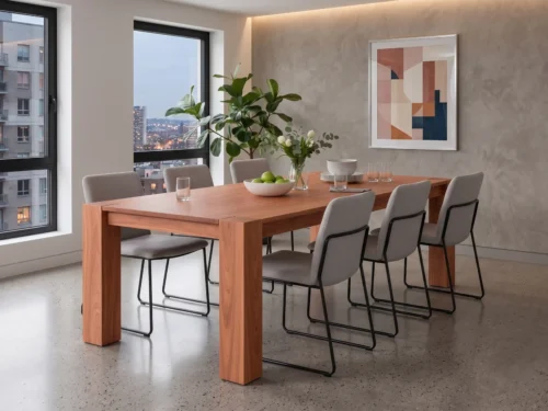 Maciza26_Cedro3 Mesa De Comedor 8 Puestos Madera 100% Solida Ref Maciza26