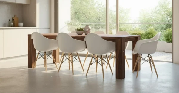 Mesa De Comedor 8 Puestos Madera 100% Solida Ref Maciza26