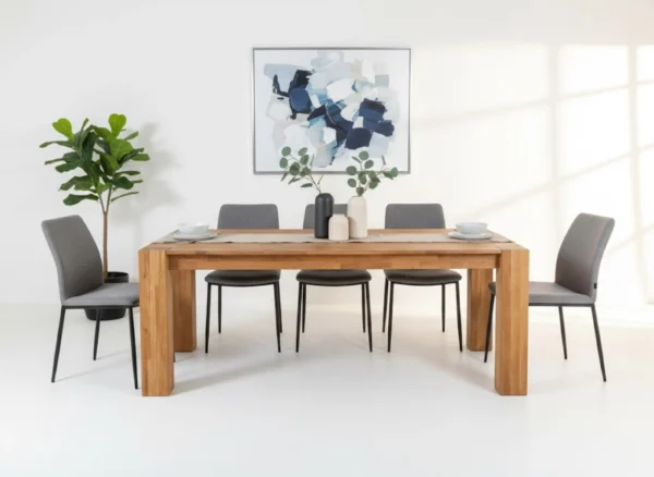Mesa De Comedor 8 Puestos Madera 100% Solida Ref Maciza26