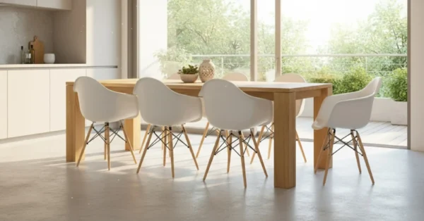 Mesa De Comedor 8 Puestos Madera 100% Solida Ref Maciza26