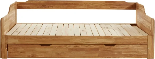 Sofá Cama Extensible Inteligente en Madera, Sencilla a Doble