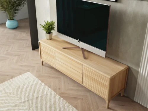Mueble de TV en Madera 100% Maciza Ref: Machiato