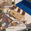 GardenX6_tECA3 Comedor, Exterior, Teca, Madera, Maciza, Muebles Coffee